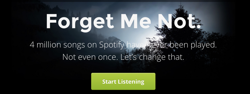 Illustration for article titled Explore Spotify's Millions of Unplayed Songs with Forgotify